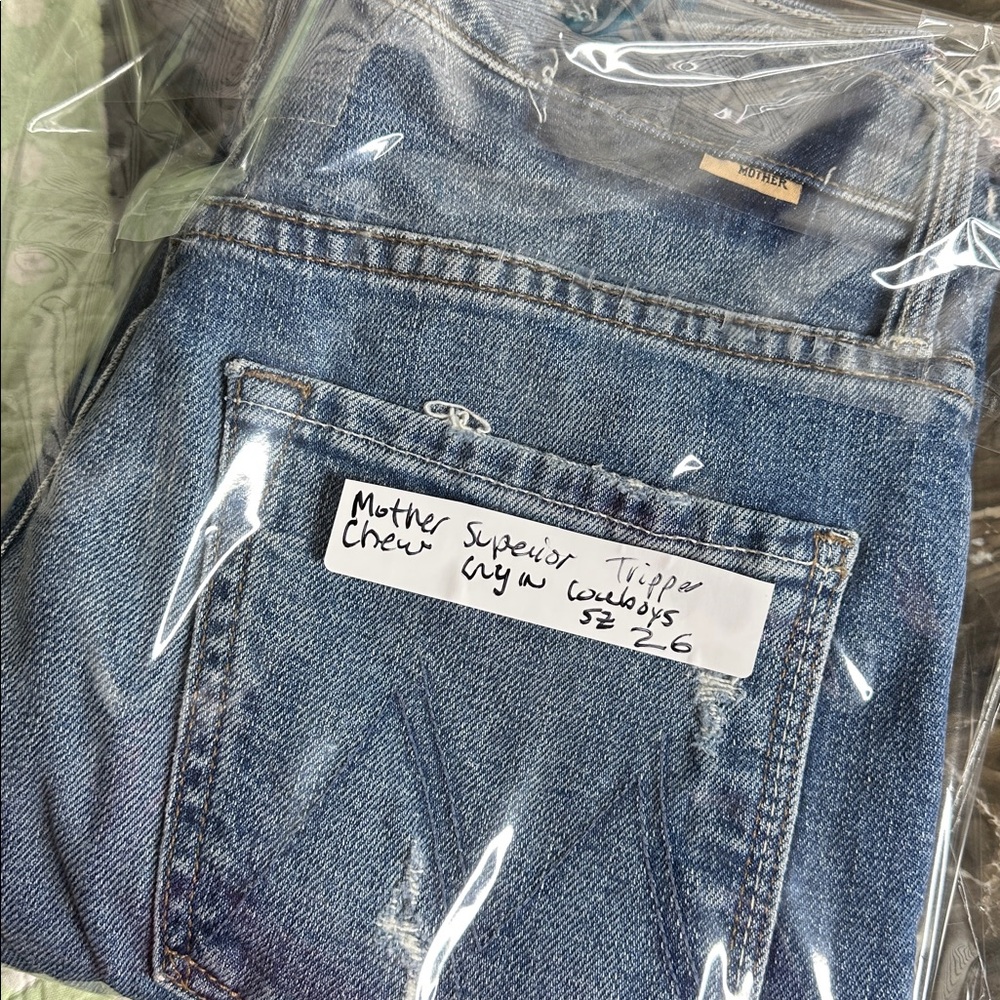 MOTHER SUPERIOR The Tripper Chew Denim Jeans In Cryin' Cowboys Wash - Picture 13 of 13